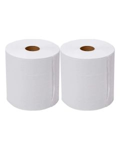 Saqopack Metro Premium Twin Maxi Roll 550 Gm (2Rolls x 2 Ply) - Mega Roll (550 gm Each Roll)-Kitchen Roll Premium Quality