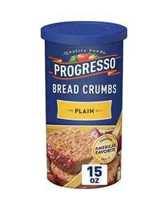 Progresso Bread Crumbs Plain Cooking Ingredient Canister 15 oz
