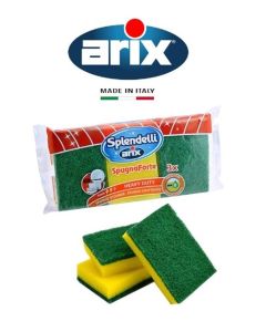Arix Sponge Scourer Large 3PCS 1271 – Heavy-Duty, Odorless, Residue-Free Stain Removal with Microporous Design