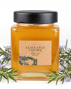 Premium Rosemary Honey 100% Natural in Glass Jar 250g / Le Souffle d'Adore