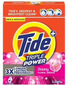 Tide Fast Action Laundry Detergent Powder with Floral Breeze, 2.25 KG