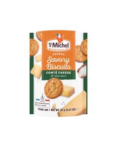 St Michel Comte Cheese & Sea Salt Savory French Biscuits 70g