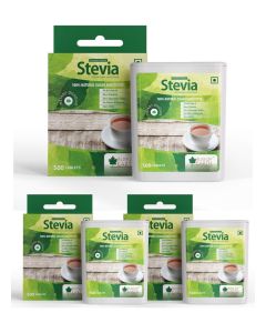 Bliss Of Earth Stevia Sugar free Tablets Pellets Zero Calorie Keto Sweetener Instant Dissolve 500Tablets Pack of 3