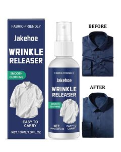 100ml Quick Wrinkle Remover Spray, Static Eliminator & Ironing Aid for Travel Beach Vacations All Seasons