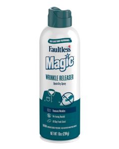 Faultless Magic Wrinkle Releaser Quick-Dry Spray, 284 g / 10 oz Fabric Freshener for Removing Wrinkles Without Ironing, All-Day Fresh Scent for Washable Clothing and Fabrics