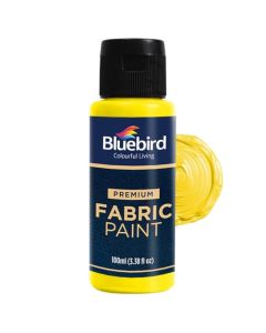 BLUEBIRD Fabric Paint Lemon Yellow 34 Fl Oz Permanent Fabric Paints for Clothes Furniture Upholstery