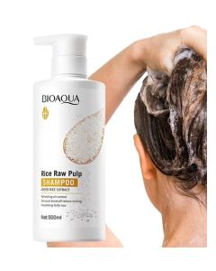 Rice water shampoo voluminous hair shampoo for washing brittle and dry hair moisturizing cream for dry oily hair for travel spa