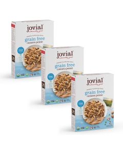 Jovial Grain-Free Cassava Penne Rigate - Organic Gluten-Free Pasta, Paleo-Friendly, Non-GMO, High-Fiber - 8 Oz, 3 Pack