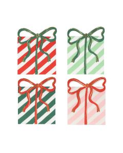 Present With Bow Napkins