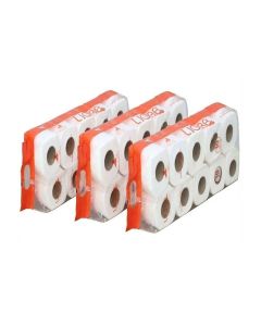 Liora 3 Ply Toilet Paper Roll Pack of 3 / 7050 Pulls (235 Pulls x 30 Rolls) / Ultra Soft & Highly Absorbent Bathroom Tissue Rolls / Premium Toilet Tissue Paper / Ideal for Home & Hotel (10 Roll in 1)