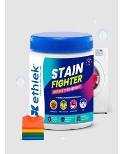 Ethiek Add-On Powder / Powerful Stain Remover / Formulated for Coloured Clothes / Zero Chlorine Bleach, 400 gms