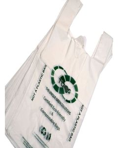 Tugs Biodegradable & Compostable Certified Eco-Friendly Carry Bags.++ With Complimentary 1 Plantable Seed Pen ++ (9x12)