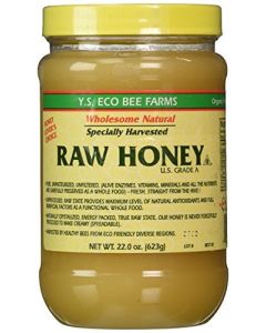 YS Eco Bee Farms Raw Honey 22 oz Pack of 3