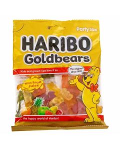 Haribo Gold Bear Jelly Candy With Fruit Juice - 160gm