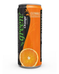 Orange Soft Drink Can