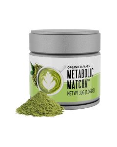 NaturalSlim Metabolic Organic Matcha Powder Authentic Japanese Matcha Green Tea Powder - Antioxidant & Anti-Aging Pure Matcha Green Tea for Metabolism, Energy, and Concentration - 1.06 Oz