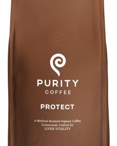 Purity Coffee PROTECT - Highest Antioxidant Light-Medium Roast Organic Whole Bean Coffee - 5 lb Bag
