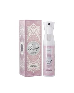 Hamidi Mystic Air & Fabric Freshener Spray 320ml – Heliotrope, Tangerine, Tropical Fruits & Musk Fragrance, Long-Lasting Odor Neutralizer for Home, Office, Curtains & Upholstery
