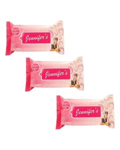Jennifer's Cool & Cool Make Up Remover Wipes, 3 x 30 Sheets