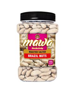 Roasted Salted Brazil Nuts Plastic Jar