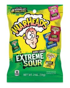 Warheads Extreme Sour Hard Candy 2oz