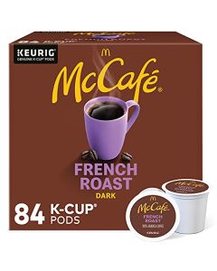 McCafe French Roast Keurig Single Serve KCup Pods Dark Roast Coffee Pods 84 Count