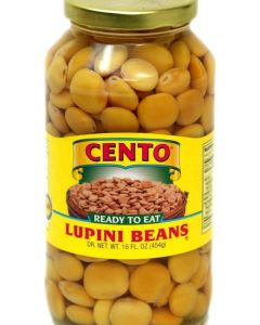 Cento Ready to Eat Lupini Beans - 2 Jars (16 Ounces Each)