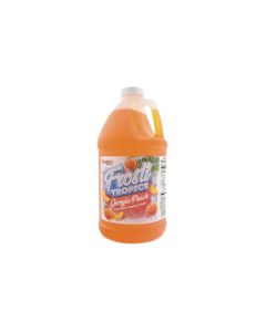 Snappy Frosti Tropics Georgia Peach Slushie Mix 12 Gallon Slushy Syrup for Machines Granita Cocktails and Blended Drinks