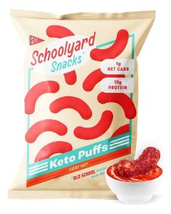 Schoolyard Snacks Fiery Hot Keto Puffs