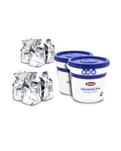 SIPA Hand Sanitizing Wipes 250 WIPES/BUCKET will Refills (2 BUCKETS 6 REFILLS)
