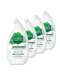 Seventh Generation Toilet Bowl Cleaner Fresh Mint scent 4 Pack Without Chlorine Bleach Ammonia Free 24 oz