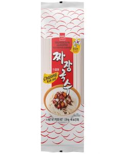 Wang Thick and Chewy Wheat Noodle for Jjajang Black Bean Sauce Noodle, Korean Noodle, Jjajang Myeon Noodle, 48 Oz