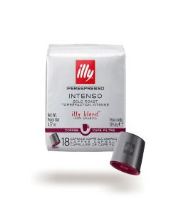 illy Coffee, iper Coffee Capsule, Dark Roast Drip Pods, illy iperEspresso Machines (18 ct)