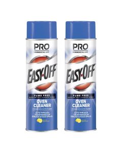 Easy Off Pro Fume Free Oven Cleaner Destroys Tough Burnt on Food and Grease Lemon Scent 24 oz 2 Count