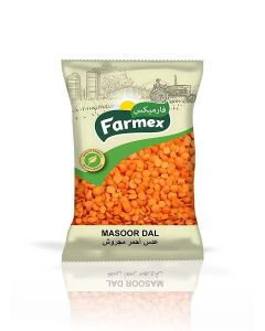 Farmex Premium Quality Masoor Dal (Split Red Lentils) - 500g