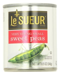 Le Sueur Very Young Small Sweet Peas - 8.5 Ounce Can (Pack of 6)