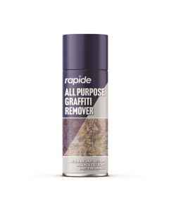 Rapide Graffiti Remover Aerosol Spray 250ml - Helps Remove Spray Paint From Brick, Metal, Tiles and Glass. Perfect Solution for Projects