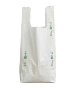 Tugs Eco Friendly Compostable & Biodegradable Grocery Carry Bags. Size 8x10 Pack of 375 pieces. 5 inch width total gusset 3 inch, Lenght 10 inch