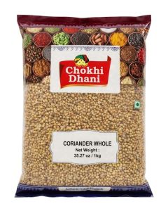 Coriander Seed 1kg / Pure & Fresh Ground Dhania Spice / Premium Quality Indian Spice for Curries, Soups & Marinades / No Additives