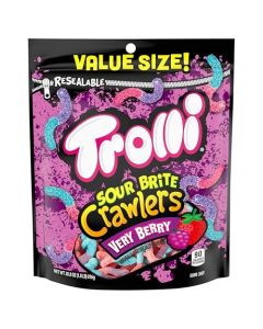Trolli Sour Brite Crawlers Very Berry Sour Gummy Worms 288 Ounce Resealable Bag