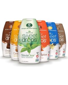 SweetLeaf Sweet Drops Variety Pack - Flavored Stevia Liquid Sweetener, Zero Calories, Gluten Free, Keto Friendly, Non GMO - 1.7 Fl Oz (Pack of 6)