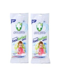 Greenshield Food Surface Wipes 70's Pack of 2
