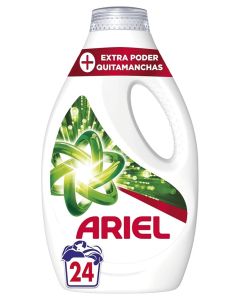 Ariel Detergente Líquido 24 Loads + Poder Extra Quitamanchas