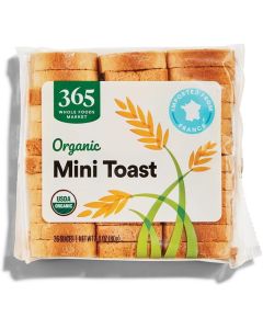 365 by Whole Foods Market Organic Mini Toast - 2.8 Ounce