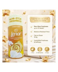 Lenor Gold Orchid In-Wash Scent Booster Beads, Non-Stop Freshness, 155g – Long-Lasting Laundry Fragrance Booster for Washing Machine & Fresh Clothes
