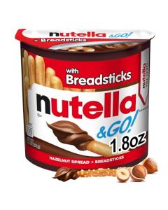 Nutella Go Hazelnut Spread with Breadsticks OntheGo Snack Cups Snack Packs 18 oz