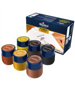 BLUEBIRD 6Pack Fabric Paint Pearlescent Colors 085 Fl Oz each Permanent Fabric Paints for Clothes