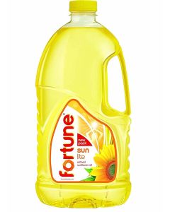 Fortune Refined Sunflower Oil, Light & Healthy Cooking Oil Rich in Vitamin E, 1.5L