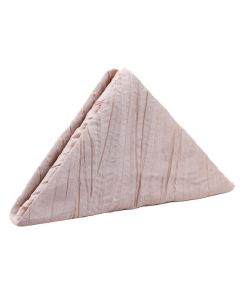 Your Chair Covers 10 Pack 20 Inch Blush Crinkle Taffeta Cloth Napkins Oversized Hemmed Table Linen for Weddings Restaurants Events