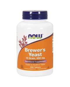 NOW Foods Brewers Yeast 650 mg 200 Tabs
